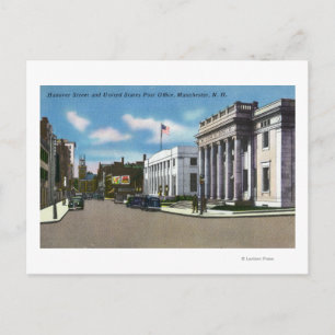 Hanover Street Uitzicht van de Post Kantoor Briefkaart
