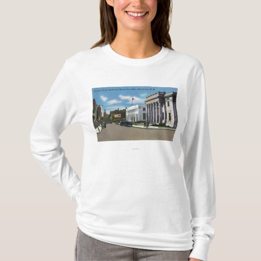 Hanover Street Uitzicht van de Post Kantoor T-shirt (Voorkant)
