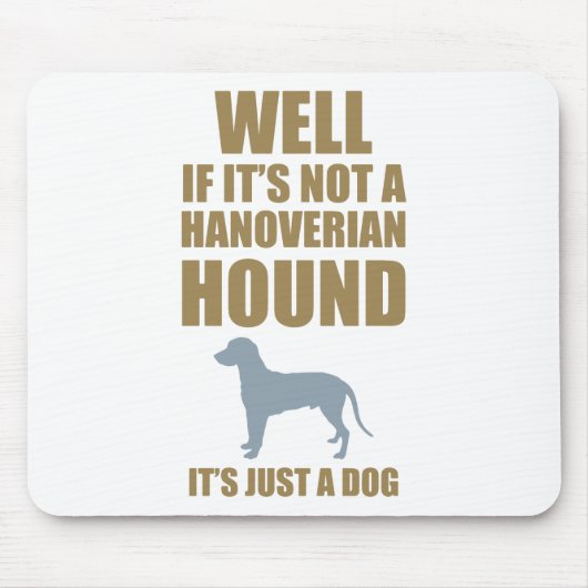 Hanoverian Hound Muismat (Voorkant)