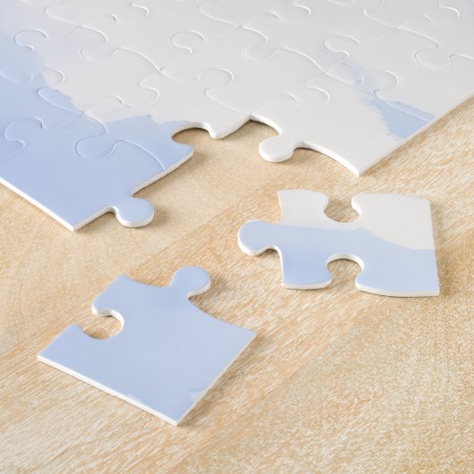 Hanoverian Scenthound Snowy Forest Cabin Santa Hat Legpuzzel (Zijkant)