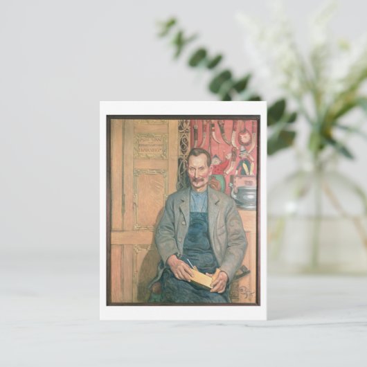 Hans Arnbom , The Carpenter Briefkaart (Staand voorkant)