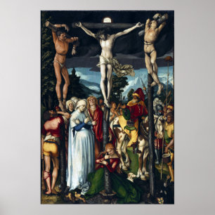 Hans Baldung Grien Het kruisbeeld van Christus Poster