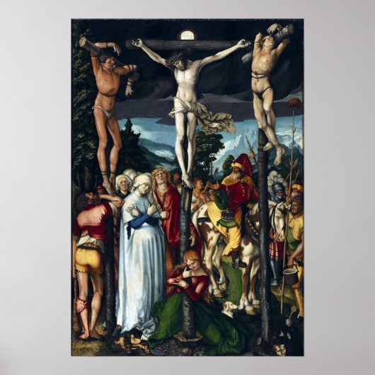 Hans Baldung Grien Het kruisbeeld van Christus Poster (Voorkant)