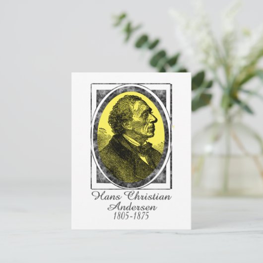 Hans Christelijk Andersen Briefkaart (Staand voorkant)