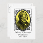Hans Christelijk Andersen Briefkaart (Voorkant / Achterkant)