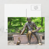 Hans Christelijk Andersen in het centrale park Briefkaart (Voorkant / Achterkant)