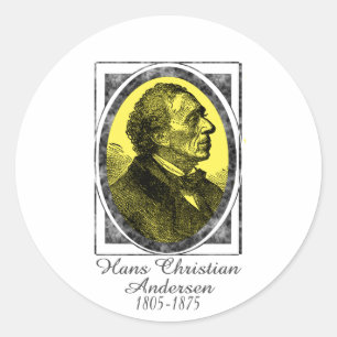 Hans Christelijk Andersen Ronde Sticker