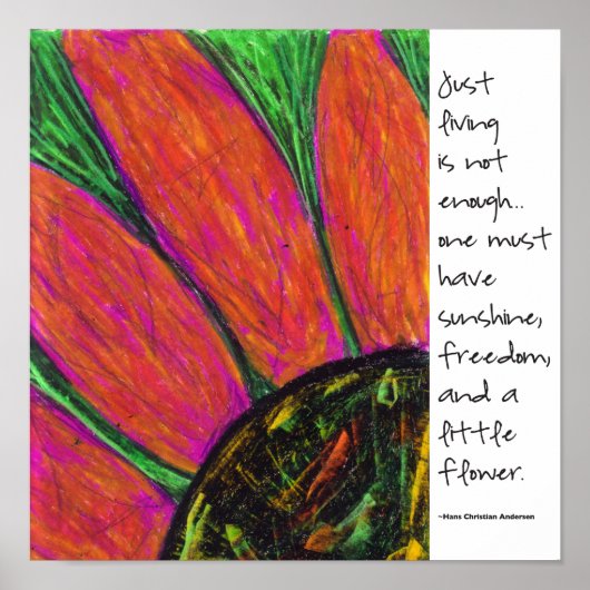 Hans Christelijk Anderson Quote Poster (Voorkant)