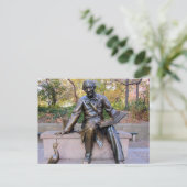 Hans Christelijk Anderson Statue Post Card Briefkaart (Staand voorkant)