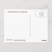 Hans Christelijk Anderson Statue Post Card Briefkaart (Achterkant)