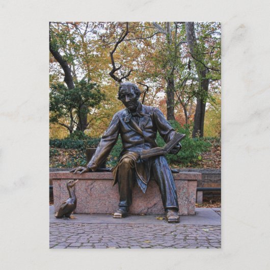 Hans Christian Andersen, Central Park, NYC Briefkaart (Voorkant)