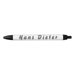 Hans Dieter Kugelschreiber Zwarte Inkt Pen