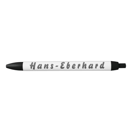 Hans-Eberhard Kugelschreiber Zwarte Inkt Pen (Voorkant)