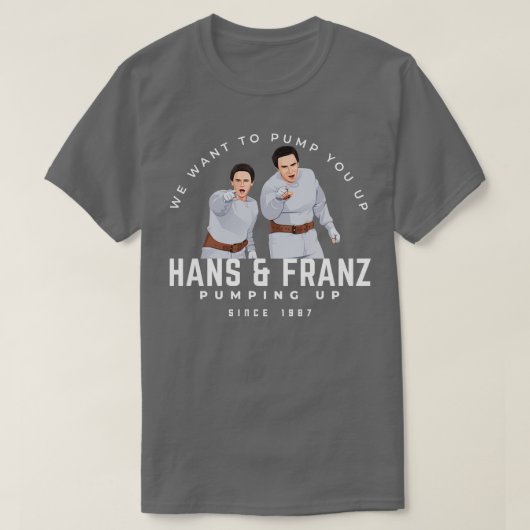 Hans Franz We willen je oppompen sinds 1987 Kinder T-shirt (Design voorkant)