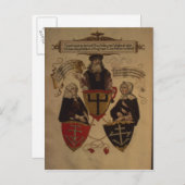 Hans Fugger twee vrouwen Clara Widolf en Elisabeth Briefkaart (Voorkant / Achterkant)