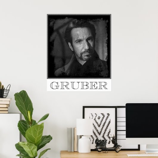 Hans Gruber Poster (Thuiskantoor)