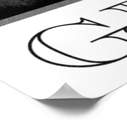 Hans Gruber Poster (Hoek)