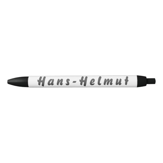 Hans-Helmut Kugelschreiber Zwarte Inkt Pen (Voorkant)