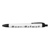 Hans-Helmut Kugelschreiber Zwarte Inkt Pen (Bovenkant)