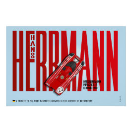 Hans Herrmann P 917 Tribute Perfect Poster
