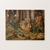 Hans Hoffmann A hare in het bos Legpuzzel (Horizontaal)