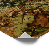 Hans Hoffmann A hare in het bos Poster (Hoek)