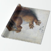 Hans Hoffmann Red Squirrel Cadeaupapier (Uitgerold)