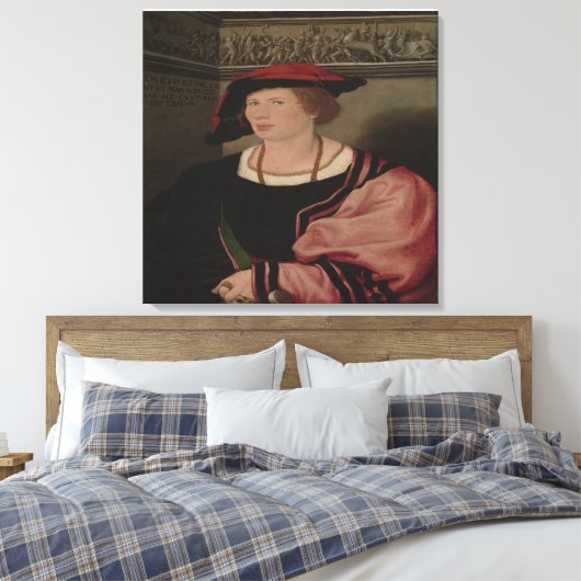 HANS HOLBEIN Benedikt von Hertenstein Canvas Afdruk (Insitu (Slaapkamer))