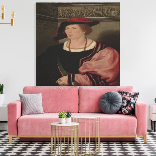 HANS HOLBEIN Benedikt von Hertenstein Canvas Afdruk (Insitu (Woonkamer))