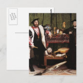 Hans Holbein de Younger-de ambassadeurs Briefkaart (Voorkant / Achterkant)