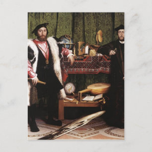 Hans Holbein de Younger-de ambassadeurs Briefkaart