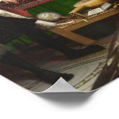 Hans Holbein de Younger - de ambassadeurs Poster (Hoek)