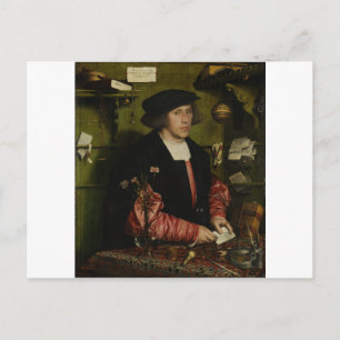 Hans Holbein de Younger - De Merchant Georg Gisz Briefkaart