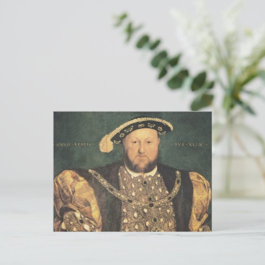 Hans Holbein de Younger Henry VIII Briefkaart (Staand voorkant)