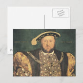 Hans Holbein de Younger Henry VIII Briefkaart (Voorkant / Achterkant)
