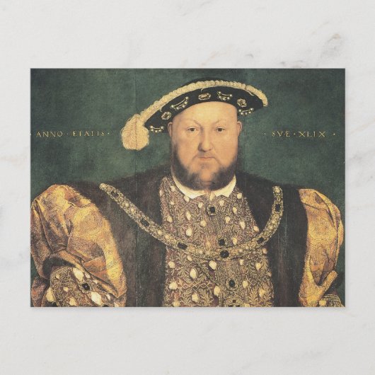 Hans Holbein de Younger Henry VIII Briefkaart (Voorkant)