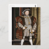 Hans Holbein de Younger King Henry VIII Briefkaart (Voorkant / Achterkant)