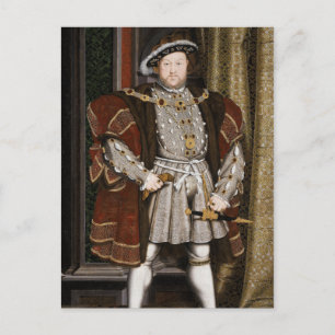 Hans Holbein de Younger King Henry VIII Briefkaart