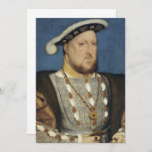 Hans Holbein de Younger - Portret van Henry VIII Kaart (Voorkant / Achterkant)