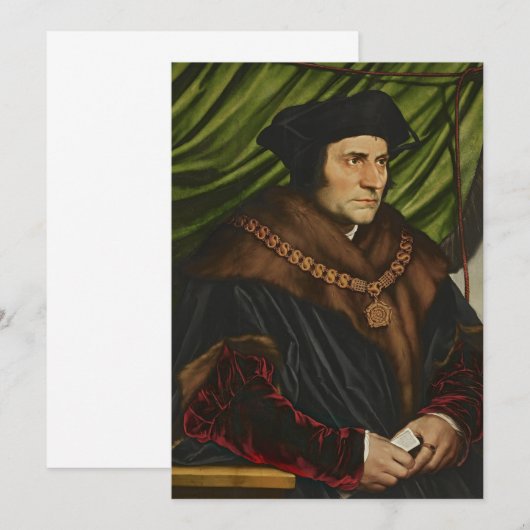 Hans Holbein de Younger - Portret van Sir Thomas Kaart (Voorkant / Achterkant)