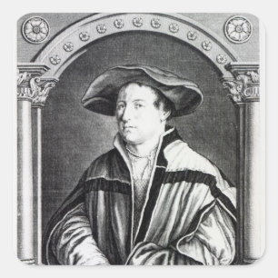 Hans Holbein de Younger Vierkante Sticker