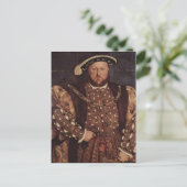 Hans Holbein het jongere portret van Henry VIII Briefkaart (Staand voorkant)