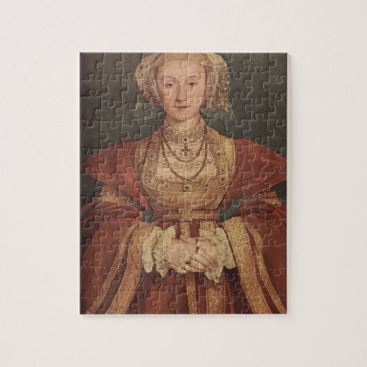 Hans Holbein-Portret van Anne of Cleves Legpuzzel (Verticaal)