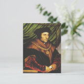 Hans Holbein - Portret van Sir Thomas Meer Briefkaart (Staand voorkant)