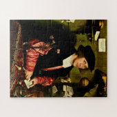 Hans Holbein the Younger - The Merchant Georg Gisz Legpuzzel (Horizontaal)