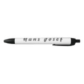 Hans Josef Kugelschreiber Zwarte Inkt Pen (Bodem)