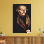 Hans Luther , vader van Martin Luther Canvas Afdruk (Insitu (Woonkamer))