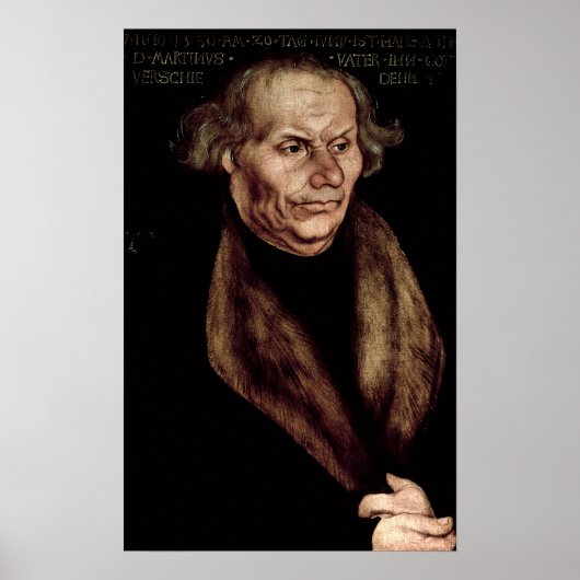 Hans Luther , vader van Martin Luther Poster (Voorkant)