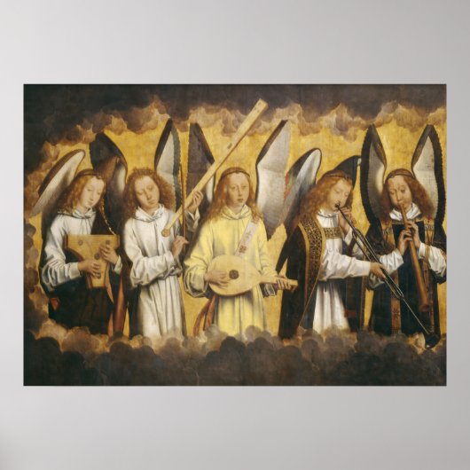 Hans Memling , een angels voor muzikanten | Linker Poster (Voorkant)