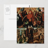Hans Memling-Last Arrest Archangel Michael Briefkaart (Voorkant / Achterkant)